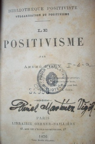Le positivisme