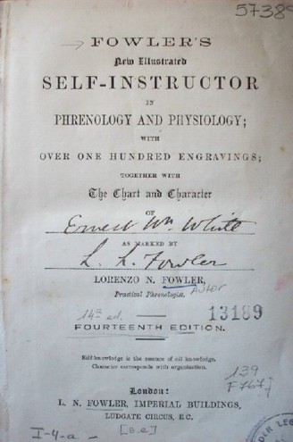 Flower's : new illustrated self - instructor in phrenology and physiology; with over one hundred engravings; together with the chart and character