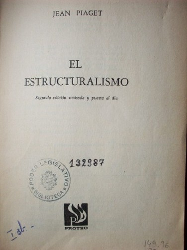 El Estructuralismo