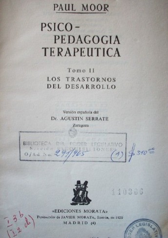 Psicopedagía terapeútica