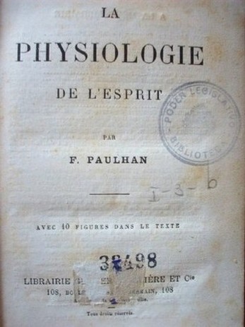 La physiologie de l'esprit