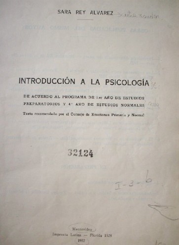 Introducción a la psicología