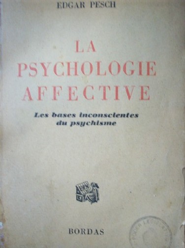 La psychologie affective