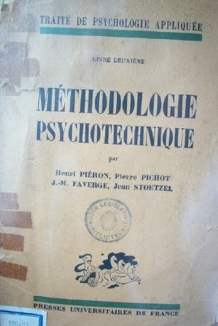 Méthodologie psychotechnique