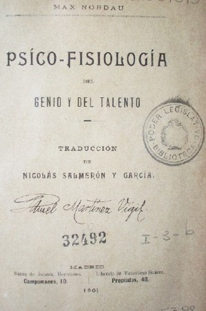 Psico - Fisiología del genio y del talento