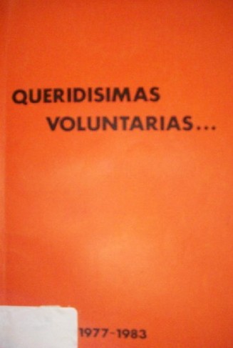Queridisimas voluntarias