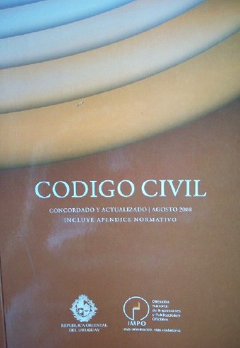 Código Civil : concordado y actualizado / agosto 2008