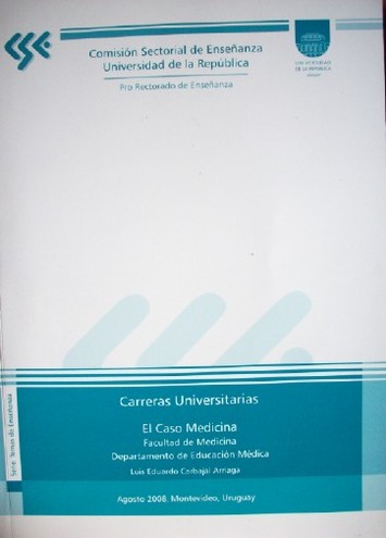 Carreras universitarias : el caso Medicina