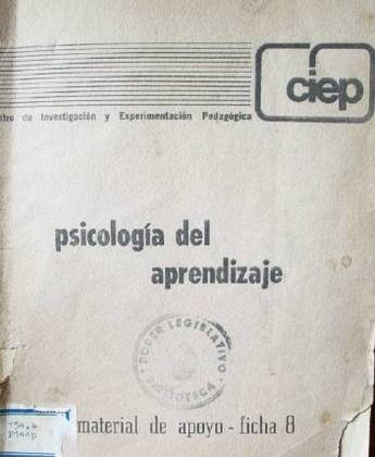 Psicología del aprendizaje