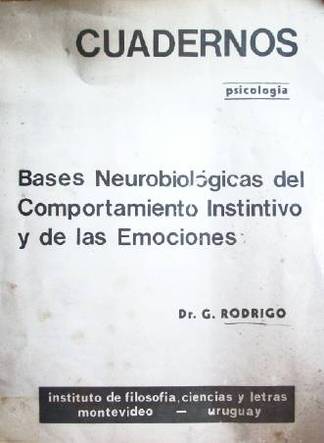 Bases neurobiológicas del comportamiento instintivo y de las emociones