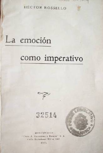 La emoción como imperativo