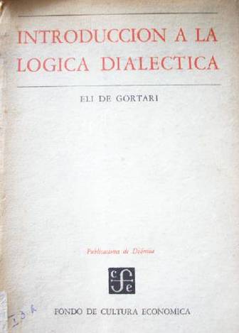 Introducción a la lógica dialéctica