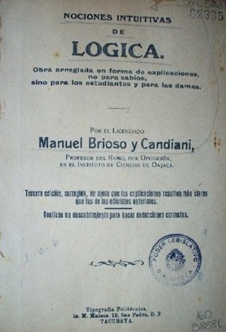 Nociones intuitivas de Lógica