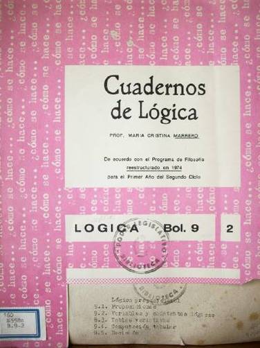 Cuadernos de lógica