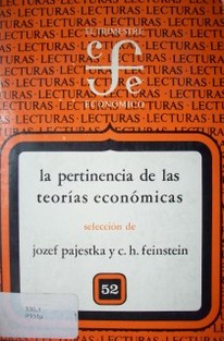 La pertinencia de las teorías económicas