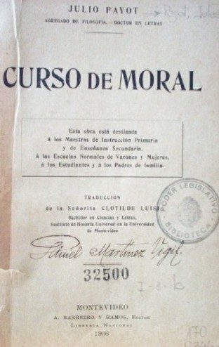 Curso de moral