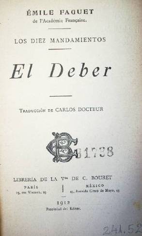 El deber