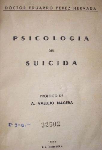 Psicología del suicida