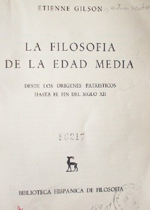 La filosofía de la Edad Media