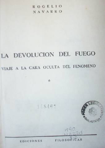 La devolución del fuego