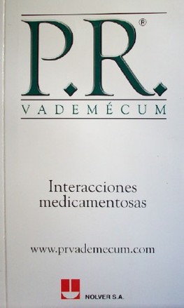 P.R. vademécum : interacciones medicamentosas