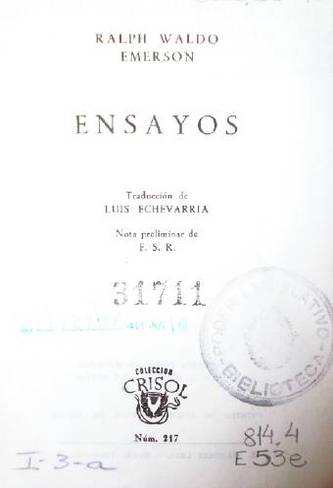 Ensayos