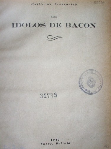 Los ídolos de Bacon