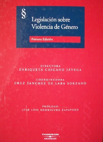 Legislación sobre violencia de género