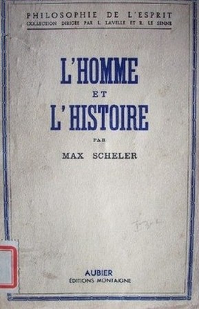 L'homme et l'histoire