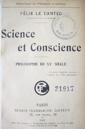 Science et conscience