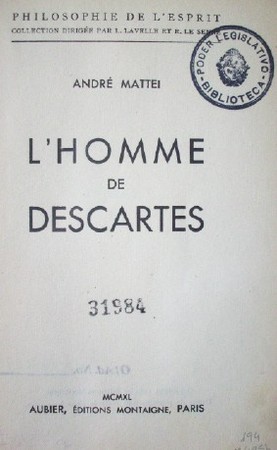 L'homme de Descartes