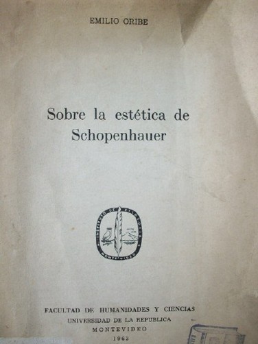 Sobre la estética de Schopenhauer
