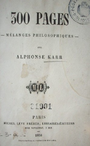 300 pages : mélanges philosophiques