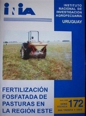 Seminario de Actualización Técnica : Fertilización Fosfatada de Pasturas en la Región Este