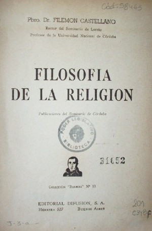 Filosofía de la religión