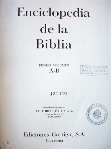 Enciclopedia de la biblia