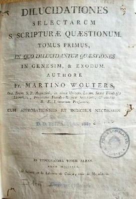 Dilucidationes selectarum S. scripturae quaestionum