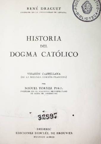 Historia del dogma católico