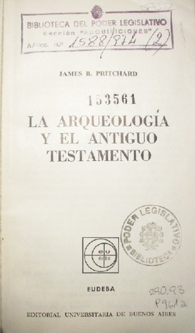 La arqueología y el Antiguo Testamento