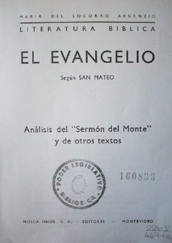 El Evangelio según San Mateo