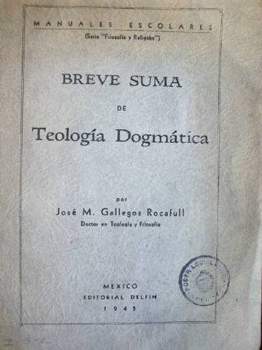 Breve suma de teología dogmática