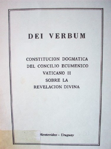 Dei Verbum