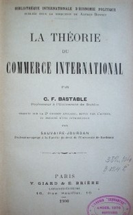 La théorie du commerce international