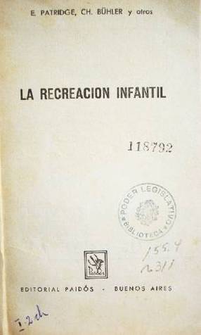 La recreación infantil