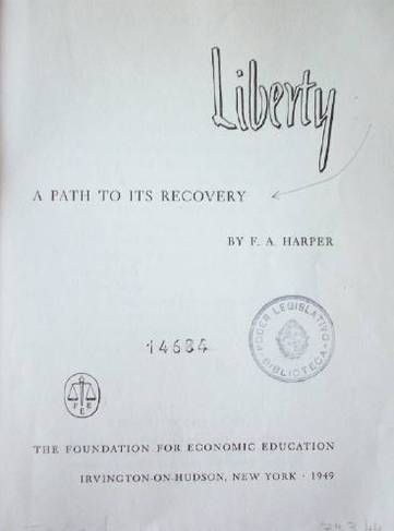 Liberty : a path to its recovery
