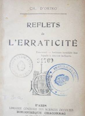 Reflets de l'erraticité