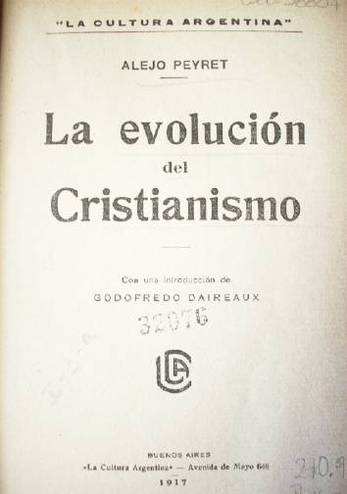 La evolución del Cristianismo