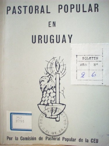 Pastoral Popular en Uruguay