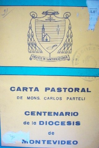 Carta pastoral de Monseñor Carlos Parteli Arzobispo de Montevideo