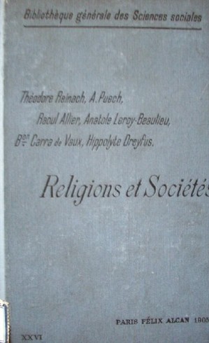 Religions et sociétés